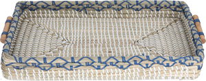 سلة تقديم خوص السيف غاليري، 45 سم، مستطيل - متعدد الألوان product image