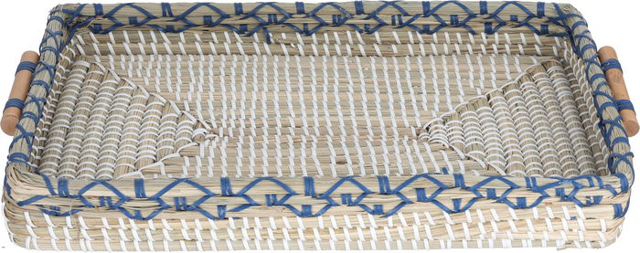 سلة تقديم خوص السيف غاليري، 45 سم، مستطيل - متعدد الألوان product image 1