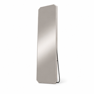 مراية ستاند زجاج، 170×50 سم، ستاند معدن - فضي product image 2