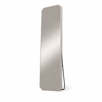 مراية ستاند زجاج، 170×50 سم، ستاند معدن - فضي product image 2