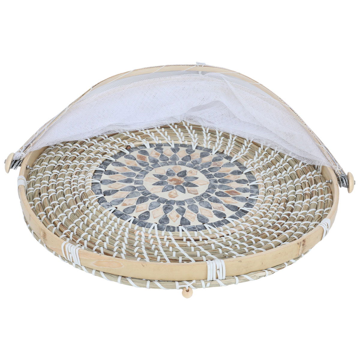 Aisha Khaos Al Saif Gallery, 46X6X3.5 Cm, Mesh Cover - Beige product image