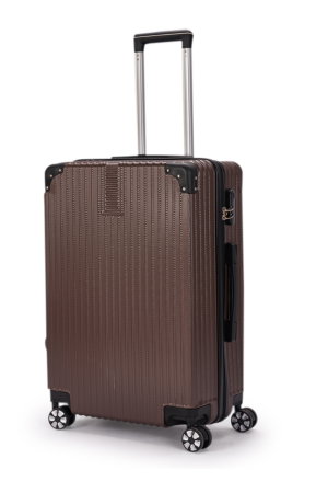 طقم شنط سفر ABS ليمرا، 4 مقاسات، 4 عجلات، زاويه 360 درجة، OT-3082 - بني product image 2