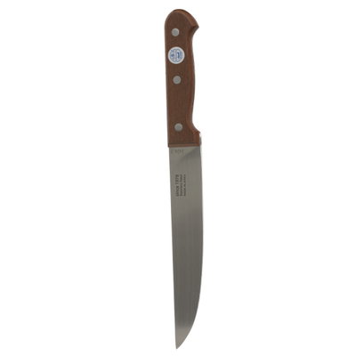 Steel knife with wooden handle, 7 inches, Japanese - brown product image 2