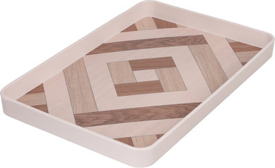 طوفرية تقديم ميلامين السيف غاليري، 30x19x2.5 سم، مستطيل - بيج بني product image 1