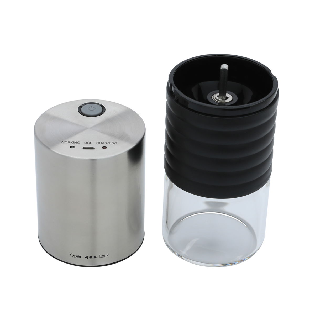 Edison Steel Coffee Grinder, 6.46 Watt, 175 Ml - Silver product image 4