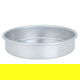 Al Saif Gallery Aluminum Cake Mold, 26.9X26.9X6.3 Cm - Silver product image 1