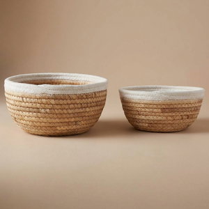 Al Saif Gallery Wicker Basket Set, 2 Pieces - Beige product image