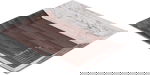 صينية تقديم بلاستيك السيف غاليري، 30×30×2 سم، مربع- أبيض بني product image 1