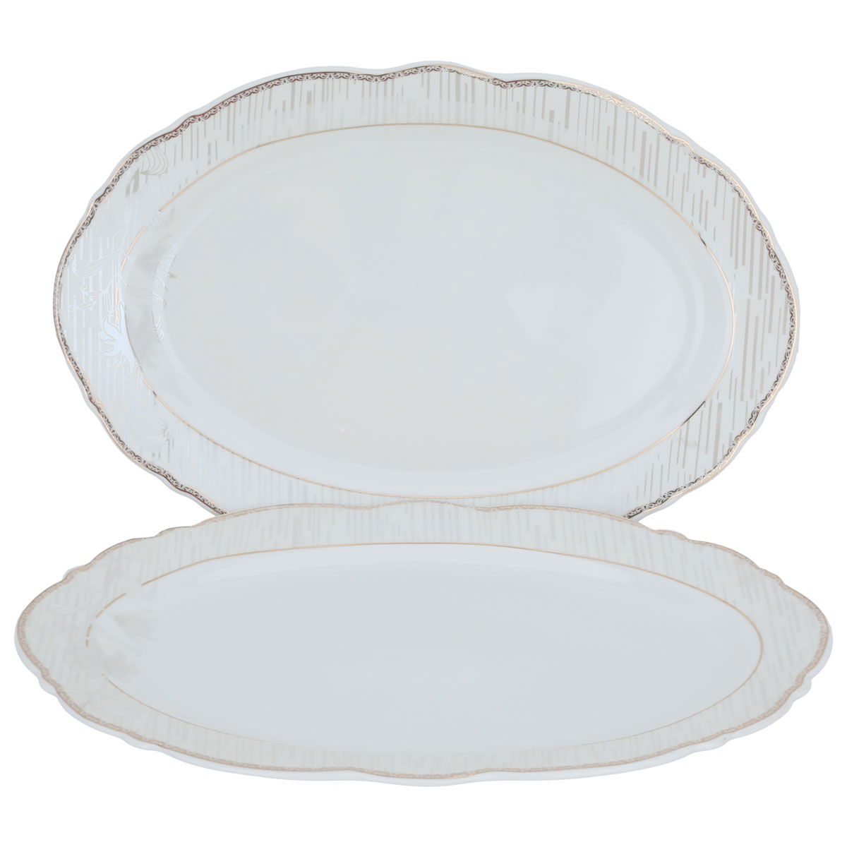 طقم سفرة بورسلان السيف غاليري، 65 قطعة، دائري - أبيض product image 3