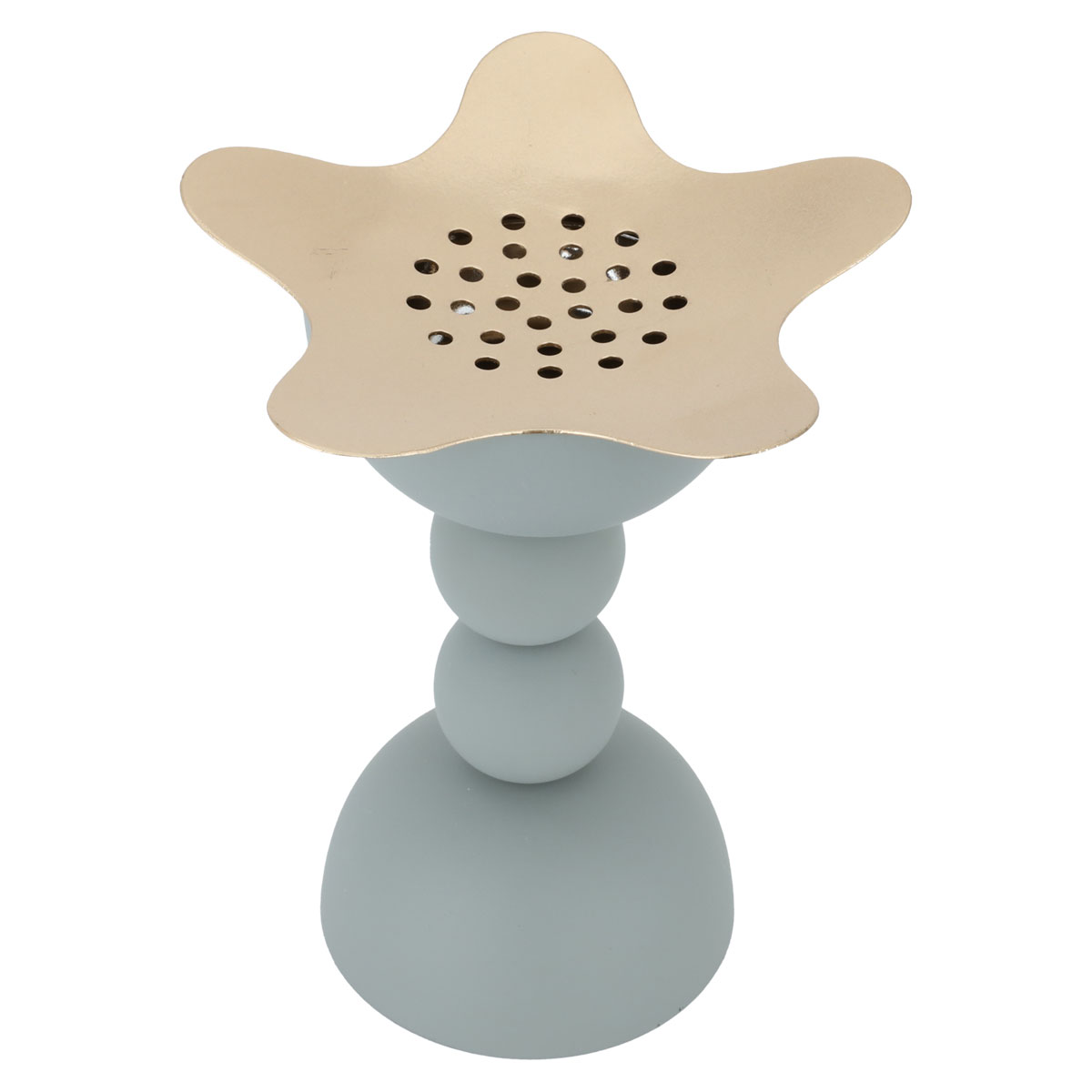 Al Saif Gallery Steel incense burner - light grey product image 2