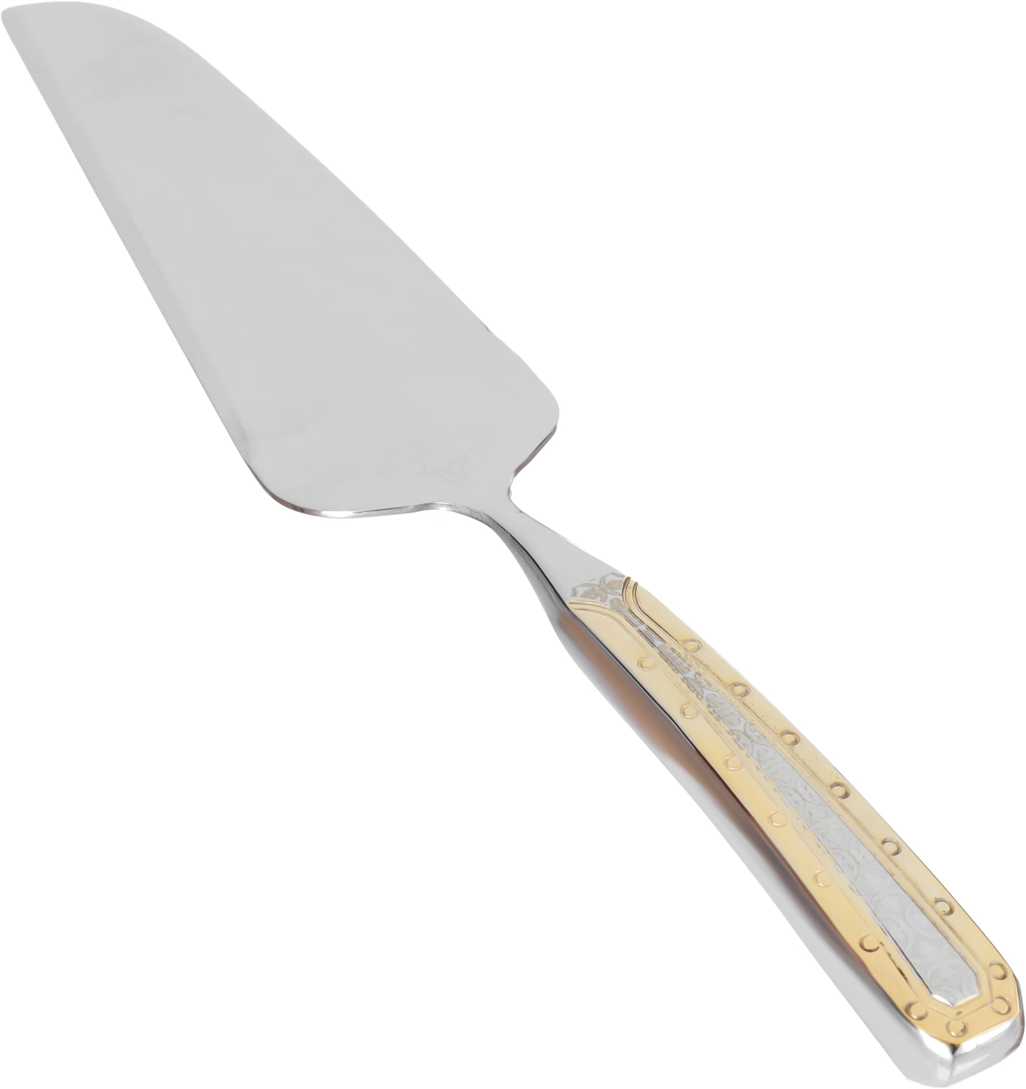 Al Saif Gallery Steel Serving Spoons Set, Engraved, 2 Pieces - Silver product image 2