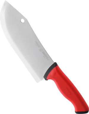 طقم سكاكين استيل بلاستيك بيرجي، 5 قطع - فضي احمر product image 2
