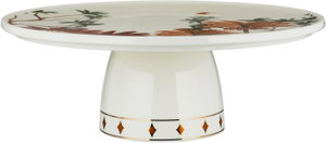 ستاند تقديم بورسلان السيف غاليري، 27x27x9.5 سم، قاعدة، دائري - ابيض ملون product image 2