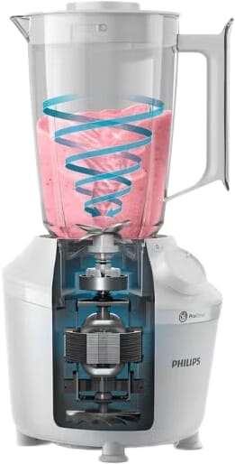 Philips HR2041/30 Food Blender, 450W, 1.9L, Single Speed - White product image 3
