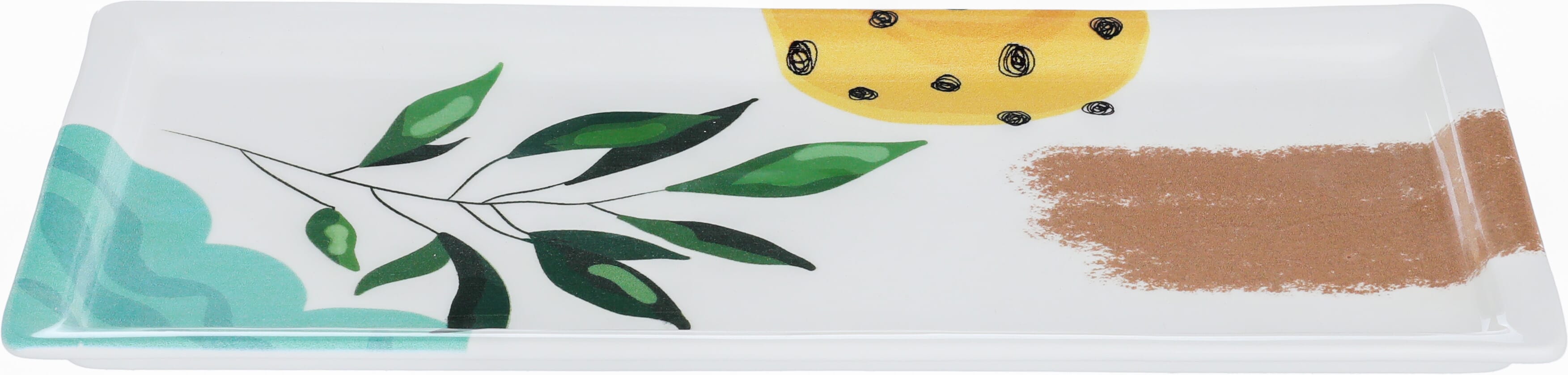 Al Saif Gallery Porcelain Serving Plate, 35X16X2.3 - Multicolor product image 1