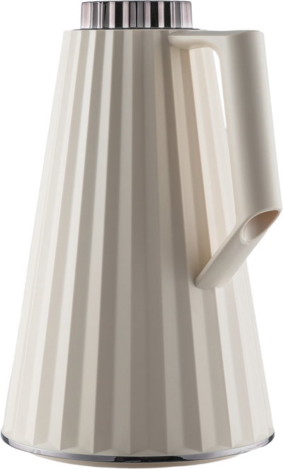 Elegance Figo Thermos, 1 liter, glass inner container, nickel lid - Beige product image 3