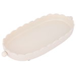 Al Saif Gallery Steel Serving Trays , 26 X 13 X 3 Cm - Beige product image 1