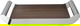 Al Saif Gallery Wooden Serving Tray, 35x20x6.5 cm, Rectangular, Steel Handle - Silver Wood product image 1