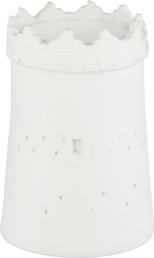 مبخرة المصمك جبس السيف غاليري، 9x9x13 سم - ابيض product image