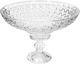 Crystal Serving Plate 3 Al Saif Plus, 30 x 30 x 22 cm - Clear product image 1