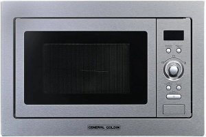 General Golden GGMW25LBS Built-in Microwave, 1450W, 25L, 10 Cooking Programs, 5 Power Levels, LED Display, Grill - Silver product image