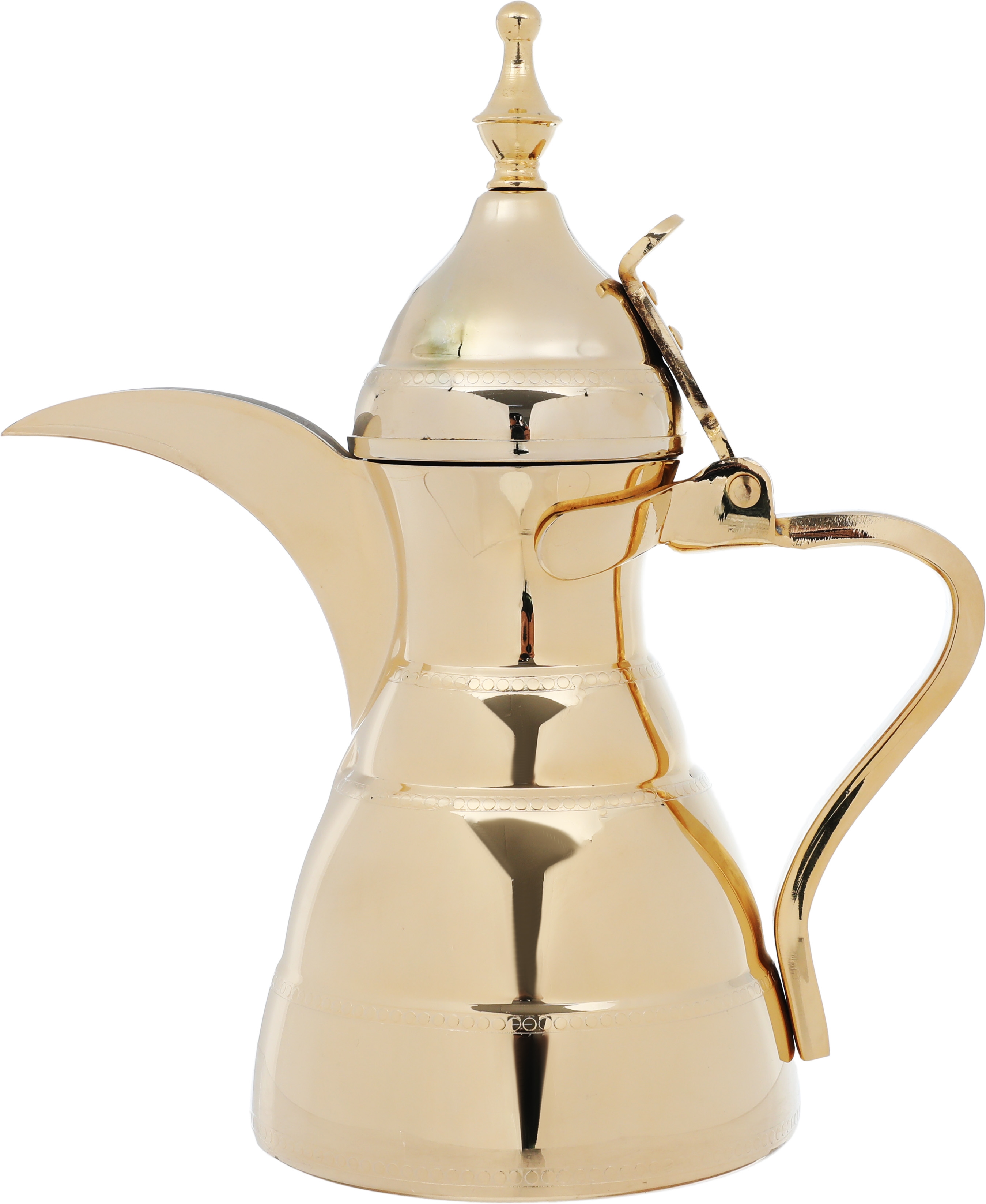 دلة الدرعية استيل السيف بلص، 26 أونصة، 0.7 لتر - ذهبي product image