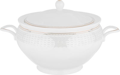 Alsaif Gallery Porcelain Dinner Set, 166 Pieces, Gold-White Rim product image 3