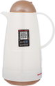 Rotpont thermos, 1 liter, plastic outer, glass inner container, plastic outer shell - white brown product image 2