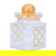 طقم علب بهارات بلاستيك السيف غاليري، مربع، منقوش ذهبي، 3 قطع - شفاف product image 3