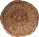 سلة خوص السيف غاليري، 20×20×4 سم - بني product image 2