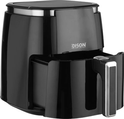 قلاية هوائية إديسون، 1500 واط، 6 لتر، 28.6x36.2x30.2 سم، ديجيتال، 4 برامج، تحكم لمس، GLA-6012B - أسود product image 3