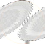 Alsaif Gallery Porcelain Dinner Set, 166 Pieces, Gold-White Rim product image 21