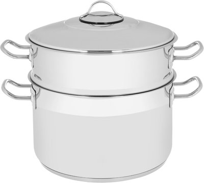 Erbil HASCEVHER Steel Cookware Set, 14 Pieces, 20 / 22 / 26 / 30 / (26) / 26 cm, Turkish - Silver product image 3