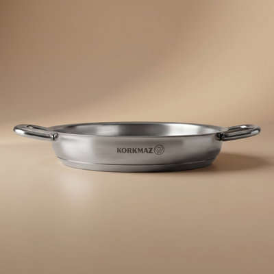 مقلاة ستانلس استيل كوركماز، 14 سم - فضي product image 1