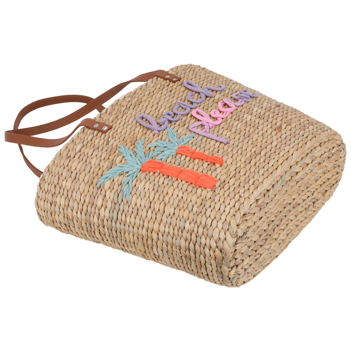 Al Saif Gallery wicker thermos bag, 40 x 30 cm - light brown product image 2