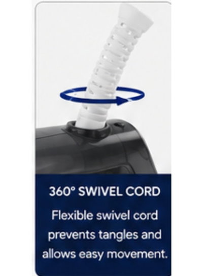 كاوية بخار كيون، 1600 واط، 380 مل، KGC/1003 - ابيض اسود product image 5