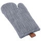طقم مريله + قفاز قماش السيف غاليري، قطعتين - رمادي product image 2