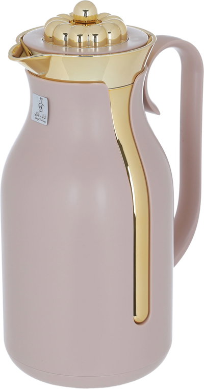 ترمس ريانة تايملس، 1 لتر، حافظة داخلية زجاج حراري - بني فاتح product image 4