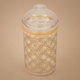 علبة بهارات بلاستيك السيف غاليري، 1350مل، منقوش ذهبي - شفاف product image 1