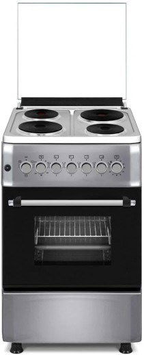 فرن كهربائي ستانلس ستيل ماستر جاز، 50×55 سم، 7000 واط، 4 شعلات، MGF5S04E3-HI - فضي product image 1