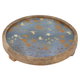 Al Saif Gallery Wooden Serving Plate, Round - Dark Brown product image 2
