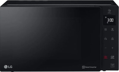 LG MS2535GIS Microwave, 1000 Watts, 25 Liters, Digital Display - Black product image 1