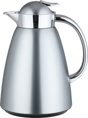 طقم ترامس سيف بلص، 0.7 / 1 لتر، خامة داخلية زجاج، غطاء ضغاط - فضي مطفي ولامع product image 2