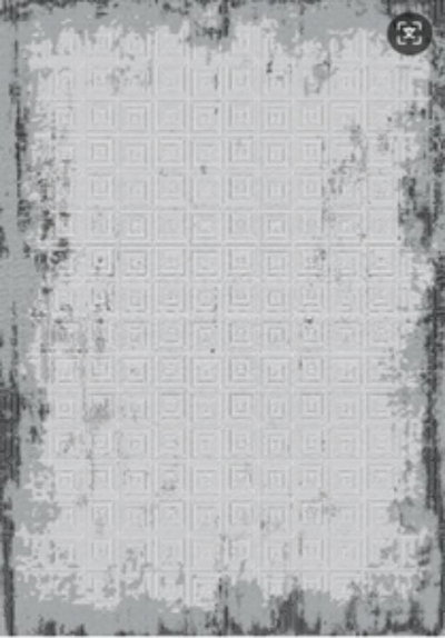 سجاده نورينا شكل مستطيل، 1.60×2.30 سم، صنع آلياً - رمادي ازرق product image 1