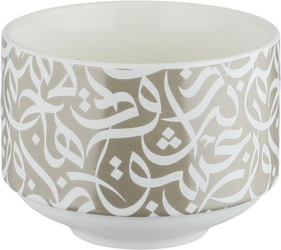 طقم شوربة بورسلان ون مور، 35x25x25 سم، 16 قطعة - أبيض بيج product image 4