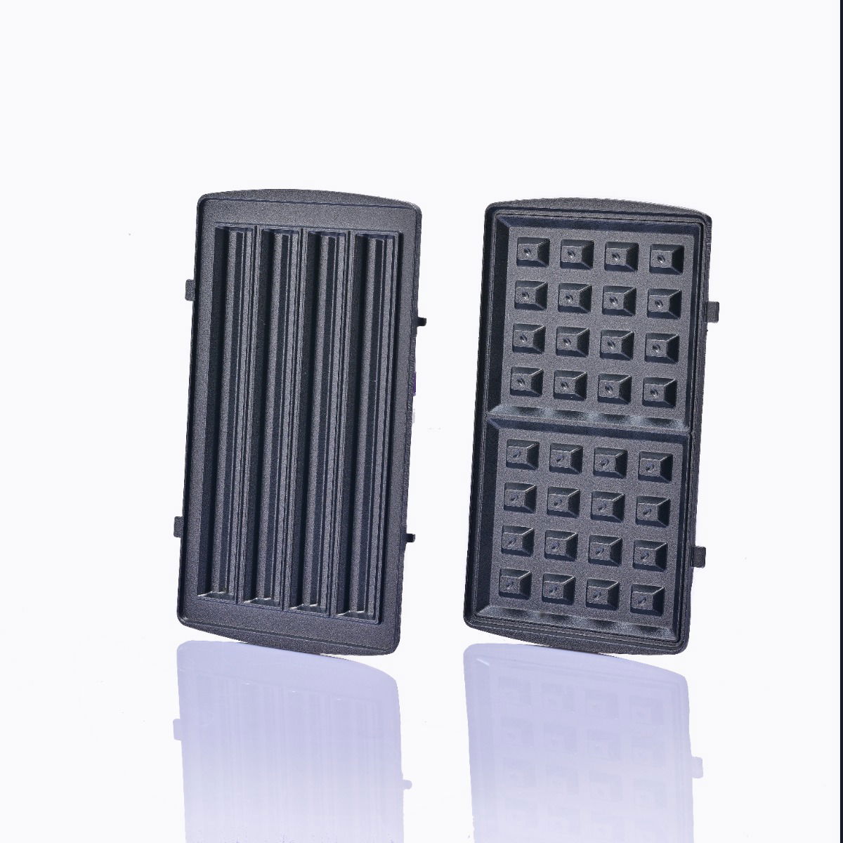 Edison 3 In 1 Sandwich Heater, 750 Watt, 3 Plates - Black Silver product image 4