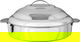 Al Saif Gallery Orbit Steel Indian Food Container, 17 Liters, Oval - Silver product image 1