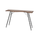 كونسول معدن خشب، 76×120×40 سم - بني اسود product image 3