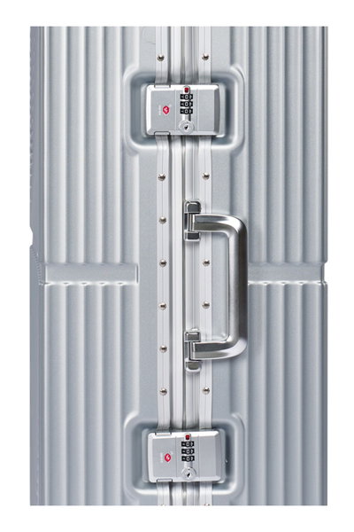 طقم شنط سفر بولي كربونات ليمرا، 2 مقاس، 4 عجلات، LMA-1912 - فضي product image 4