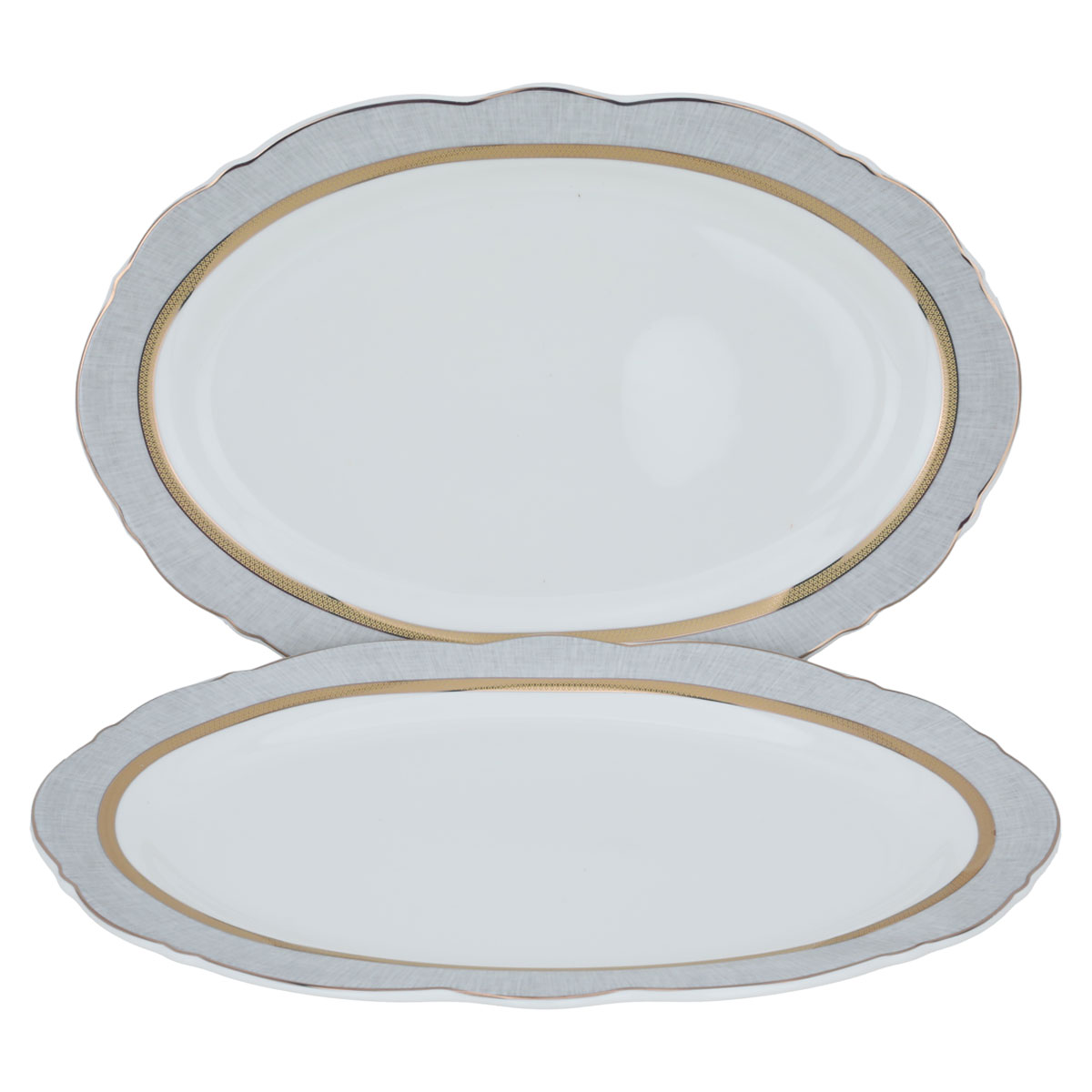 طقم سفرة بورسلان السيف غاليري، 65 قطعة، دائري - أبيض product image 3